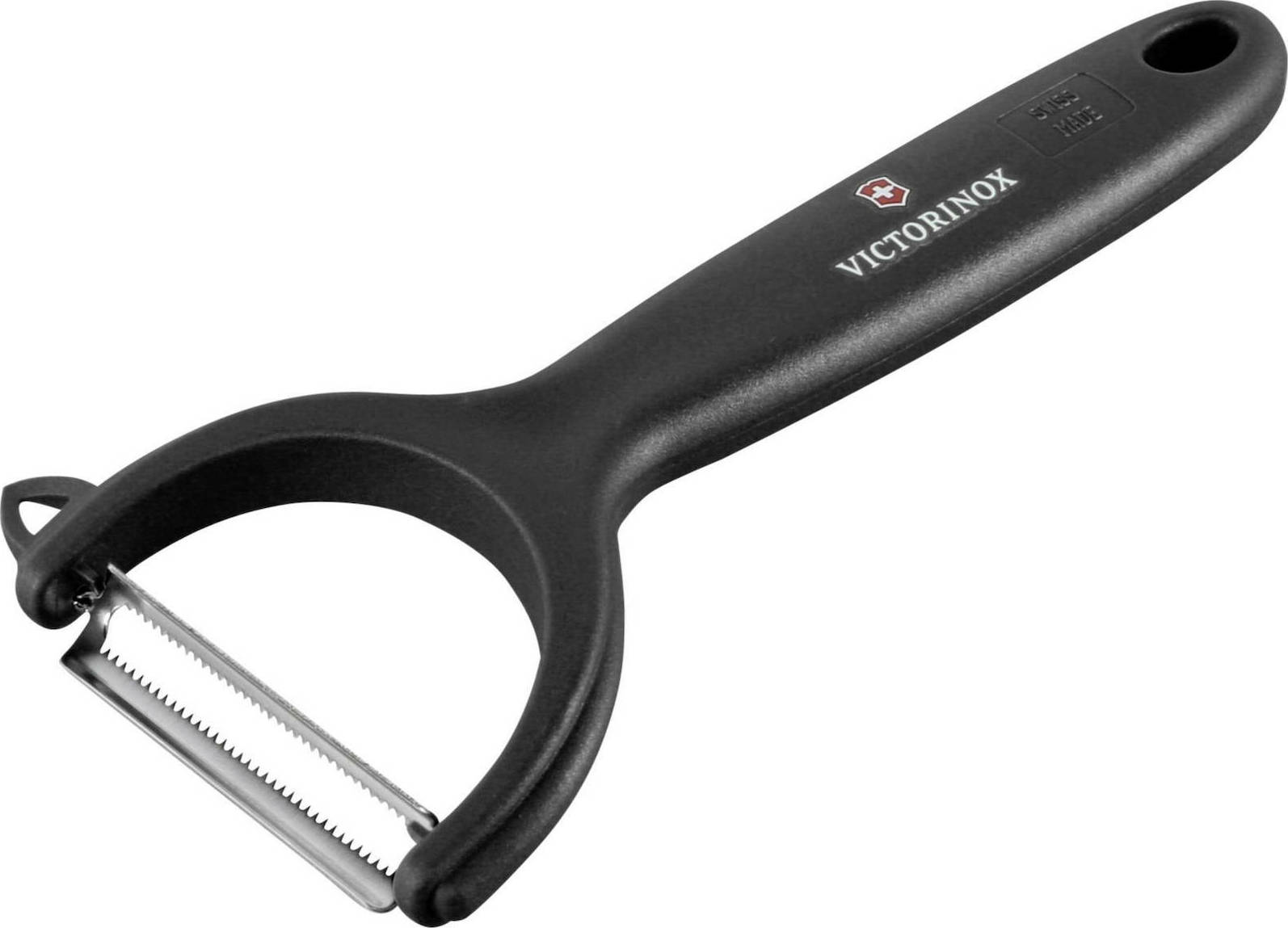 Victorinox Micro Serrated Αποφλοιωτής/Καθαριστής Φρούτων και Λαχανικών με Λεπίδα Julienne από Πλαστικό Μαύρος 7.6079